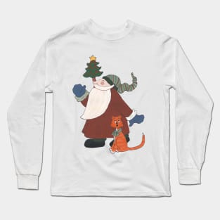 Juggling Santa Long Sleeve T-Shirt